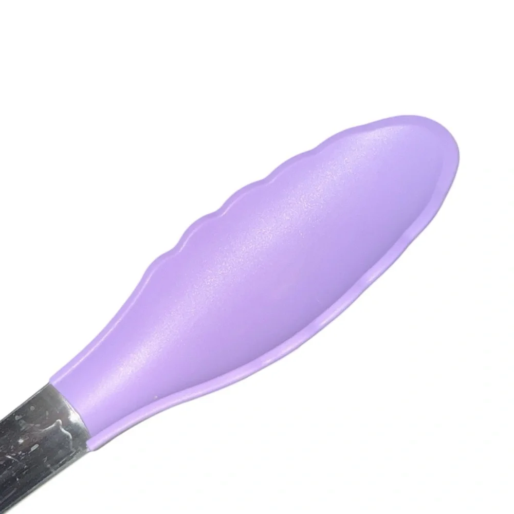 Williams Sonoma Stainless-Steel Silicone Slotted Turner + Tongs in Purple/Lilac